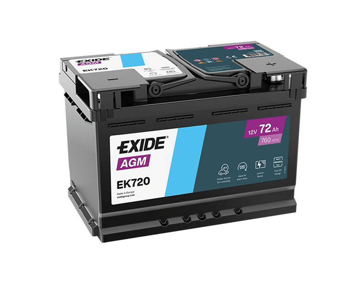 Energizer Batterie Energizer AGM 72Ah 760A pour Start-Stop