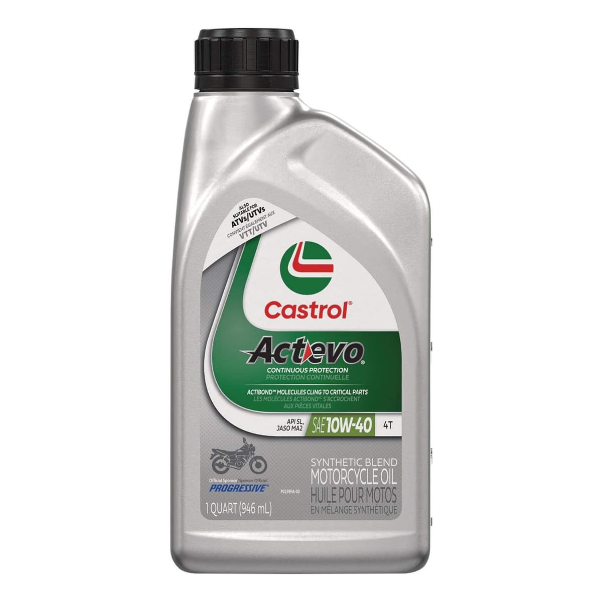 Castrol Actevo 4T 10W40 Semi Synthétique API/SL JASO/MA2
