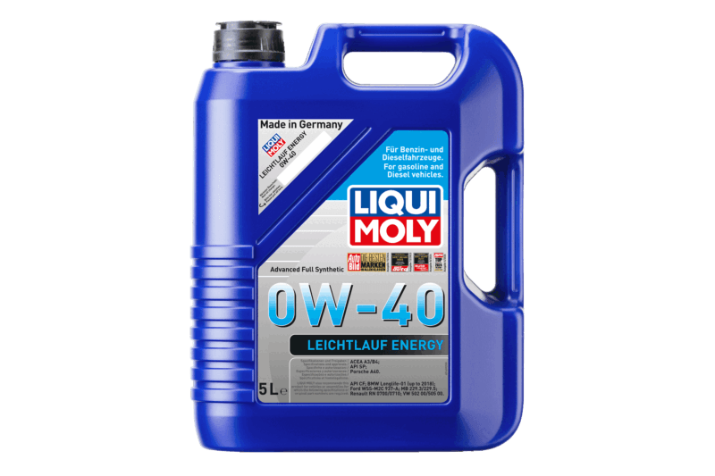 Huile Moteur LIQUI MOLY Leichtlauf Energy 0W-40 - 5L