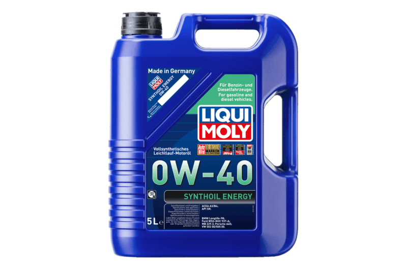 Huile Moteur Liqui Moly Synthoil Energy 0W-40 - 5L