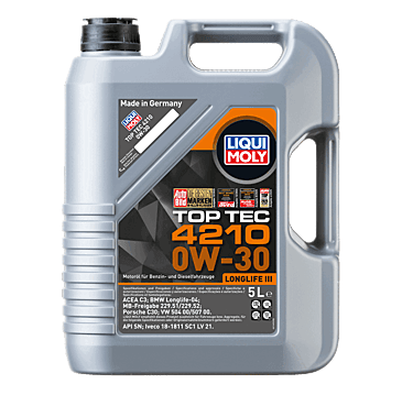 Huile Moteur LIQUI MOLY Top Tec 4210 0W-30 5L