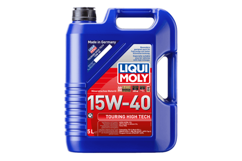 Huile Moteur LIQUI MOLY Touring High Tech 15W-40 5L